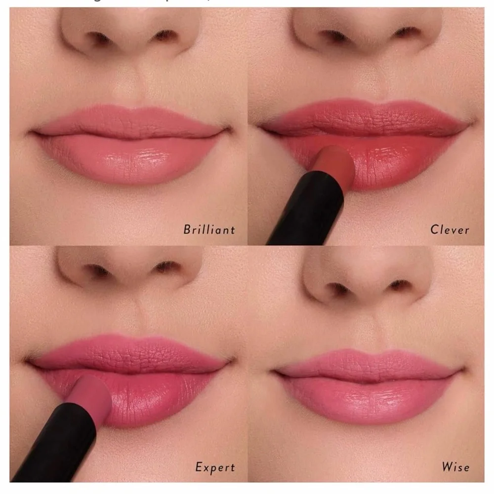 Laura Geller Smart Pout Transfer-Proof Lipstick Matte “Brilliant”